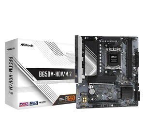 ASRock }U[{[h B650M-HDV/M.2 AMD Ryzen 7000 V[Y CPUΉ (Soket AM5) B650 Micro ATX }U[{[h yK㗝Xiz
