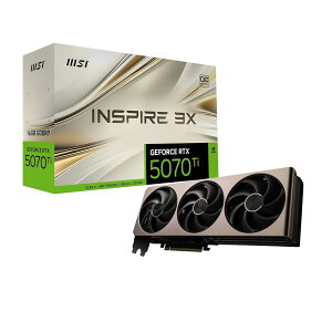 MSI GeForce RTX 5070 Ti 16G INSPIRE 3X OC OtBbNX{[h VD9064