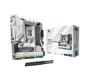 ASRock }U[{[h B860M Steel Legend WiFi Intel CPU Core Ultra (LGA1851) Ή B860M `bvZbg DDR5 Micro ATX }U[{[h yK㗝Xiz