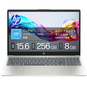 HP �m�[�g�p�\�R�� HP 15-fd �C���e�� N100�v���Z�b�T�[ 8GB ������ 256GB SSD Bluetooth �w��F�� ���^ �i�`�������V���o�[ 1�N�ԃ��[�J�[�ۏ�