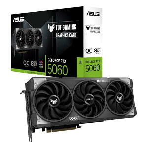 ASUS TUF Gaming GeForce RTX 5060 8GB GDDR7 OC�G�f�B�V���� �r�f�I�J�[�h TUF-RTX5060-O8G-GAMING �������K�㗝�X�i