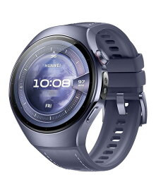 HUAWEI WATCH 5 スマートウォッチ 46mm マルチセンシング HUAWEI X-TAP リアルタイム指先血中酸素レベル測定 Health Glance eSIM対応