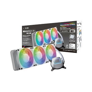 ���l�u�� �I�[���C������ ���� CPU �N�[���[ LED �z���C�g ���f�� 360mm (120mm PWM�t�@��×3) ASETEK �����W�G�[�^�[���� KURO-AIOWC360L/V2/WHITE