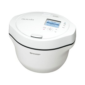 シャープ ヘルシオ ホットクック KN-HW16G-W ホワイト 自動調理鍋 無水鍋 1.6L 2~4人用 スマホ連携