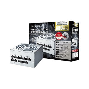 ���l�u�� �d�����j�b�g 850W ATX �d�� 80 PLUS �S�[���h PC�d�� �t���v���O�C�� �Z�~�t�@�����X �z���C�g KRPW-GA850W/90+/WHITE/REV2.0