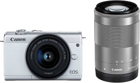 Canon ミラーレス一眼カメラ EOS M200 ダブルズームキット ホワイト EOSM200WH-WZK