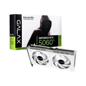 ���l�u�� NVIDIA GeForce RTX 5060 Ti ���� �O���t�B�b�N�{�[�h 8GB OC���f�� �z���C�g �f���A���t�@�� �y�������K�i�z GK-RTX5060Ti-E8GB/WHITE/DF/V2