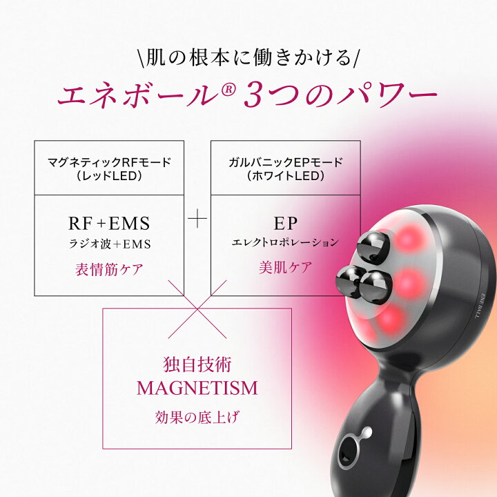 楽天市場】【エレクトロン公式】エネボール (R) │ ベスコス受賞 美顔 