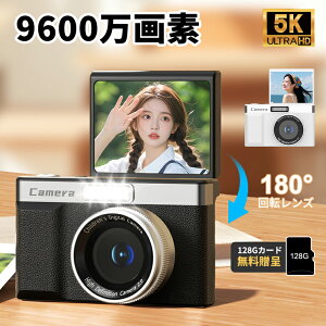 y180°]BzfW^J qp 128GB Micro SDJ[h 5K 9600f gCJ RfW 3C` LbYJ 8{Y[ 1080P^ USB[d ^C}[Be qǂJ X}zɑ