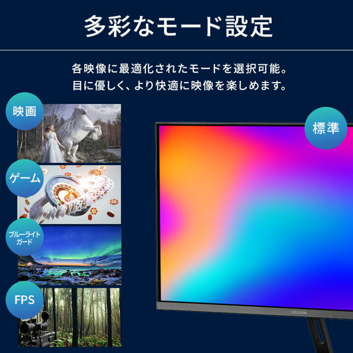 楽天市場】【3年保証】モニター 23インチ フルhd 高画質 100Hz VA 