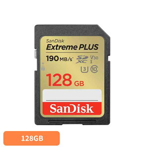 SanDisk Extreme PLUS SDXC UHS-IJ[h 128GB SDSDXWA-128G-JNJIPSDJ[h 128GB sandisk TfBXN RpNg e f[^ۑ ϋv 掿 TfBXN