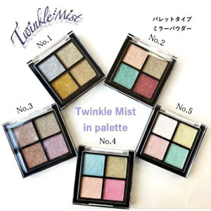 NFS Twinkle Mist-in palet ~[pE_[ 0.5g×4Fv2g y5ނ炲Iz No.1-No.5 ^bN I[ pbg^Cv `bv2{t ~[lC NtgW ANZT[ lCA[g f
