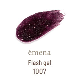 【最大3％OFF】 エメナ emena Flash gel 8g 【5種からご選択】 1007 1008 0012 0013 0014 フラッシュジェル レギュラーカラー リミテッドカラー グリッター 反射 キラキラ 光る 輝き ラメ カラージェル ジェルネイル ソフトジェル ネイルアート デザイン 新品 送料無料