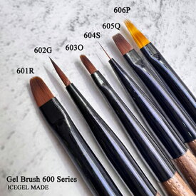 【最大3％OFF】 アイスジェル ICE GEL ジェルブラシ プロフェッショナル 1本 【6種からご選択】 ネイルブラシ 筆 オーバル ポイント ミニオーバル ライナー フラット パターン グラデーション ライン カラーリング ナイロン ジェルネイル アート セルフネイル 新品 送料無料
