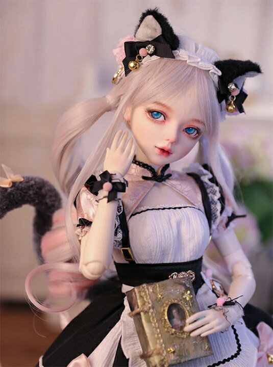 楽天市場】猫耳 ドール 猫小姐 約60cm 洋服 メイク済 球体関節人形 