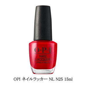 OPI lCbJ[ NL N25 15ml yKiz pi }jLA lCJ[ lC|bV |bVJ[ F bh  lCXg ZtlC I[s[AC Big Apple Red rb