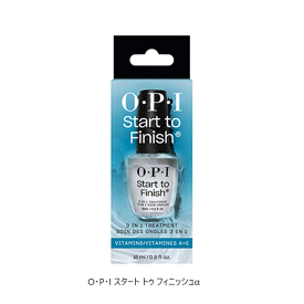 OPI スタート トゥ フィニッシュa 15ml 【国内正規品】 NTT70 トップコート ベースコート ストレングスナー 3in1 爪保護剤 ネイルトリートメント ネイルケア セルフネイル ネイルハードナー オーピーアイ Start to Finish ネイルアート デザイン ネイルサロン 新品 送料無料