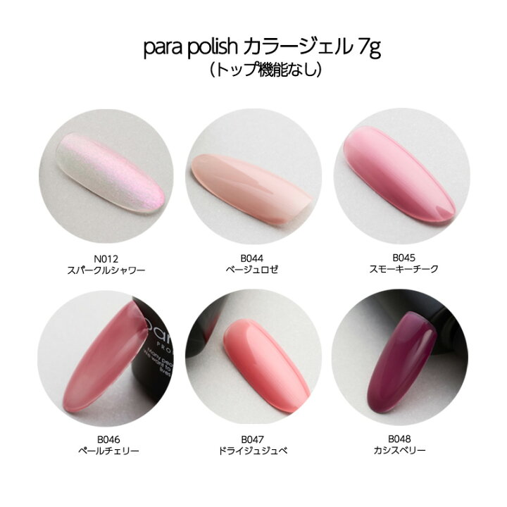 楽天市場】【最大3％OFF】 パラポリッシュ para polish カラージェル 