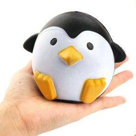 【最大3％OFF】 スクイーズ ペンギン 低反発 ぬいぐるみ おもちゃ 動物 かわいい 握る ストレス解消 もちもち 新品 送料無料
