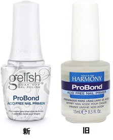 【最大3％OFF】 Harmony Gelish ハーモニージェリッシュ probond プロボンド ノンアシッドプライマー proボンド 15ml 01205 リフトしやすい方に ネイリスト ネイルオイル セルフネイル 酸を使用しないアシッドフリーのプライマー 新品 送料無料