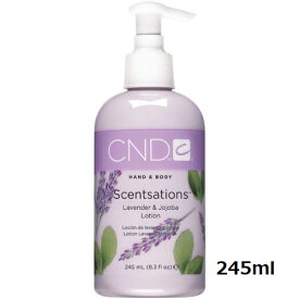 【最大3％OFF】 CND クリエイティブ センセーション ラベンダー&ホホバ 245ml ローション ハンドクリーム CREATIVE ハンド＆ボディローション Lavender & Jojoba シーエヌディー 新品 送料無料