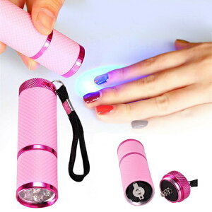 楽天市場 ネイル用 ハンディタイプ Ledランプ 9led Ledライト ペンライトタイプ ジェルネイル用 ネイルランプ ｌｅｄランプ ｌｅｄライト Uvランプ 持ち運びに便利 選べる4色 ピンク ミックスライト レジンクラフト 新品 送料無料 Lエル