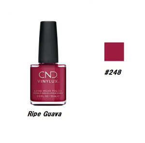 yő3OFFz CND VINYLUX oCiNX J[|bV Ripe Guava 248 EB[N[|bV 15ml CND  }jLA EB[N[ ZtlC lCObY long wear x[XR[gsv V