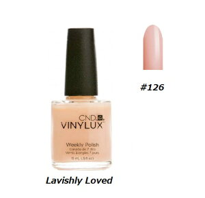 yő3OFFz CND VINYLUX oCiNX J[|bV Lavishly Loved 126 EB[N[|bV 15ml CND  }jLA EB[N[ ZtlC lCObY long wear x[XR[gsv 