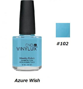 yő3OFFz CND VINYLUX oCiNX J[|bV Azure Wish 102 EB[N[|bV 15ml CND  }jLA EB[N[ ZtlC lCObY long wear x[XR[gsv V