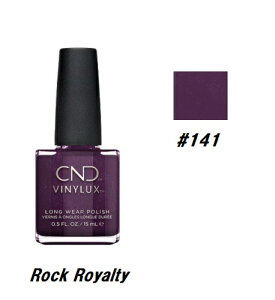 yő3OFFz lC CND VINYLUX oCiNX J[|bV Rock Royalty 141 EB[N[|bV 15ml  }jLA EB[N[ ZtlC lCObY long wear x[XR[gs