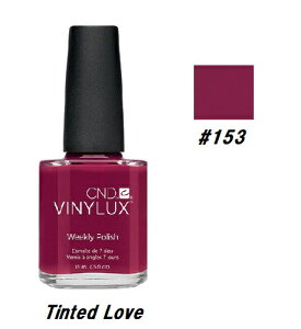 yő3OFFz CND VINYLUX oCiNX J[|bV Tinted Love 153 EB[N[|bV 15ml CND  }jLA EB[N[ ZtlC lCObY long wear x[XR[gsv V