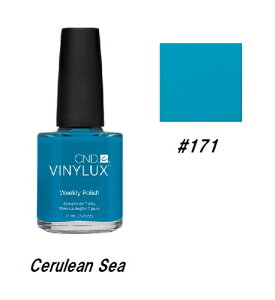 yő3OFFz CND VINYLUX oCiNX J[|bV Cerulean Sea 171 EB[N[|bV 15ml CND  }jLA EB[N[ ZtlC lCObY long wear x[XR[gsv 