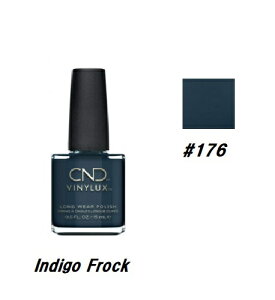 yő3OFFz CND VINYLUX oCiNX J[|bV Indigo Frock 176 EB[N[|bV 15ml CND  }jLA EB[N[ ZtlC lCObY long wear x[XR[gsv 