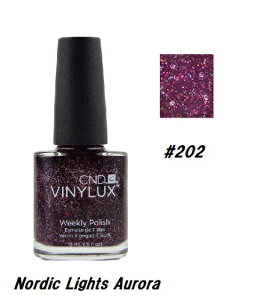 yő3OFFz CND VINYLUX oCiNX J[|bV Nordic Lights Aurora 202 EB[N[|bV 15ml CND  }jLA EB[N[ ZtlC lCObY long wear x[XR[g