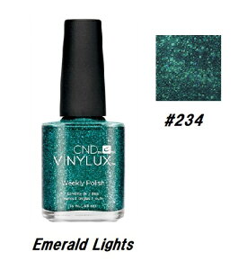 yő3OFFz CND VINYLUX oCiNX J[|bV Emerald Lights 234 EB[N[|bV 15ml CND  }jLA EB[N[ ZtlC lCObY long wear x[XR[gsv 