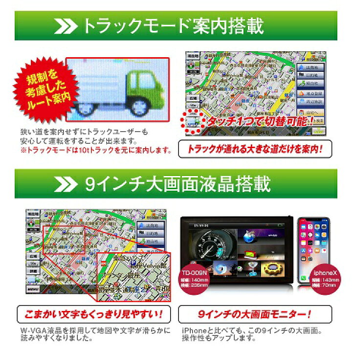 楽天市場】【最大3％OFF】 【あす楽対応】 カーナビ 9インチ ワンセグ 