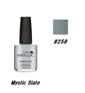 yő3OFFz CND VINYLUX oCiNX J[|bV Mystic Slate 258 EB[N[|bV 15ml CND  }jLA EB[N[ ZtlC lCObY long wear x[XR[gsv 