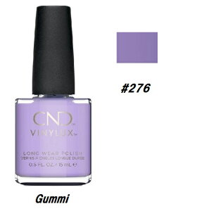 【最大3%OFF】 CND VINYLUX バイナラクス カラーポリッシュ Gummi 276 ウィークリーポリッシュ 15ml CND 速乾性 マニキュア ウィークリー セルフネイル ネイルグッズ long wear ベースコート不要 新品