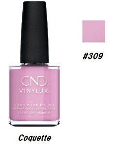 yő3OFFz CND VINYLUX oCiNX J[|bV Coquette 309 EB[N[|bV 15ml CND  }jLA EB[N[ ZtlC lCObY long wear x[XR[gsv Vi