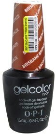 【最大3％OFF】 新品 送料無料 OPI gelcolor Brisbane Bronze GC A45 オーピーアイ ジェルカラー LED ジェルネイル ネイルカラー ネイリスト セルフネイル / ネイルグッズ