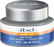 【最大3％OFF】 ネイル ジェルネイル ibd クリアジェル 14g LED＆UV対応 NEWボトル ハードジェル クリア …