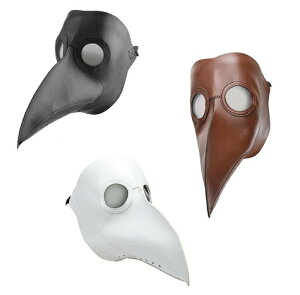【最大3%OFF】 ペストマスク パンクコスチューム カラー選択可能 パーティーグッズ ブラック ホワイト コスプレ 3色 仮装パーティー 衣装 マスク 仮面 ハロウィン レンズ 一部ランダムカラ