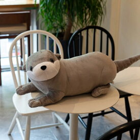【最大3％OFF】 ぬいぐるみ カワウソ 枕 大サイズ 動物 おもちゃ かわいい 80cm 新品 送料無料