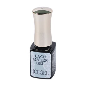 【最大3％OFF】 アイスジェル ICE GEL レースメーカージェル 9ml 専用ジェル クリアジェル 透明 レースネイル ソフトジェル ソークオフタイプ LED ジェルネイル レース模様 網目模様 水滴模様 ネイルアート ネイルデザイン セルフネイル 要撹拌 ネイル用品 新品 送料無料