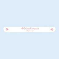 【最大3％OFF】 モアクチュール More Couture エメリーボード 1本 グリット120/240 ネイルケア 薄い爪に…