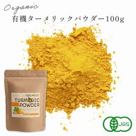 ターメリック パウダー 100g 有機JAS認証 ベトナム産 ウコンパウダー カレースパイス 無添加 うこん Grac…