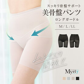 美骨盤パンツ ロングガードル マイエッティ ガードル M L LL 体形補正 補正下着 補整 ムレない 蒸れない メッシュ 夏 夏向き 涼しい 美ボディ 骨盤補整 歪み防止 ハイウエスト ヒップアップ お腹 ウエスト 着痩せ 楽ちん 骨格ウェーブ エレーヌ