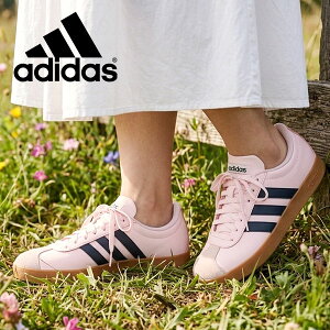 2026�H�~�V�F �������� �A�f�B�_�X ���f�B�[�X �X�j�[�J�[ adidas VL COURT BASE W ���[�J�b�g �J�W���A�� �V���[�Y �C �s���N �K���\�[�� KH9508