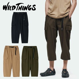 送料無料 ワイルドシングス WILDTHINGS CROPPED CARGO PANTS メンズ クロップドカーゴパンツ WT24032AD クライミングパンツ アウトドア クライミング 登山 キャンプ パンツ ボトムス 2024春夏新作