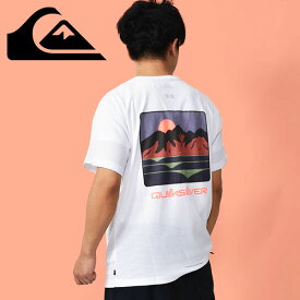 35%off ラッシュガード メンズ クイックシルバー QUIKSILVER 半袖 M&WDREAM CAVES SS ロゴ 水着 UVカット スイムウェア Tシャツ サーフィン ボディボード プール 海水浴 マリンスポーツ アウトドア